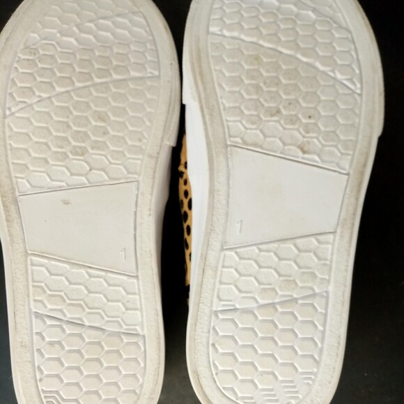 Leopard Canvas Soda Slip on Shoes Size 1 - Picture 6 of 9